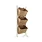 Casafield 3-Tier Floor Stand with Water Hyacinth Storage Baskets, White/Natural - Standing Organizer Rack for Bathroom, Kitchen, Laundry, Living Room
