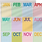 Dry Erase Wall Calendar – A3 Undated, 12 Monthly Prints, Reusable