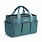 Craft Organizer Tote Bag Art Storage Caddy Bluish Green With Multiple Pockets For Sewing, Scrapbooking, School, Medical, And Office Supplies