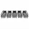 5 Pack Magnetic Shelves for Washing Machine Heavy Duty Magnetic Laundry Organizer with Hooks Metal Washing Machine Storage Shelves for Refrigerator, Washer, Kitchen, Laundry Room Organization (Black)