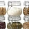 6 Pack 17oz Food Storage Jars with Airtight Lids, Preserving Seal Wire Clip Fastening Glass Containers, Canisters for Kitchen Organization, Flour, Cereal, Pasta, Sugar, Beans, Pickling Jars (17 Oz*6)