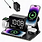 7-in-1 Magnetic Wireless Charging Station with Digital Clock & LED Lamp
