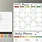 Hivillexun 3-Pack Magnetic Dry Erase Calendar Whiteboard Set for Fridge, Wall & Refrigerator Organisation – Monthly, Weekly & Daily Planners – Includes 8 Markers & Eraser