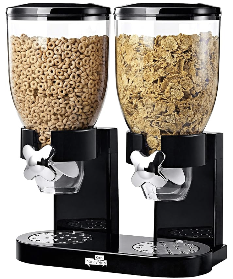 Dual cereal dispenser