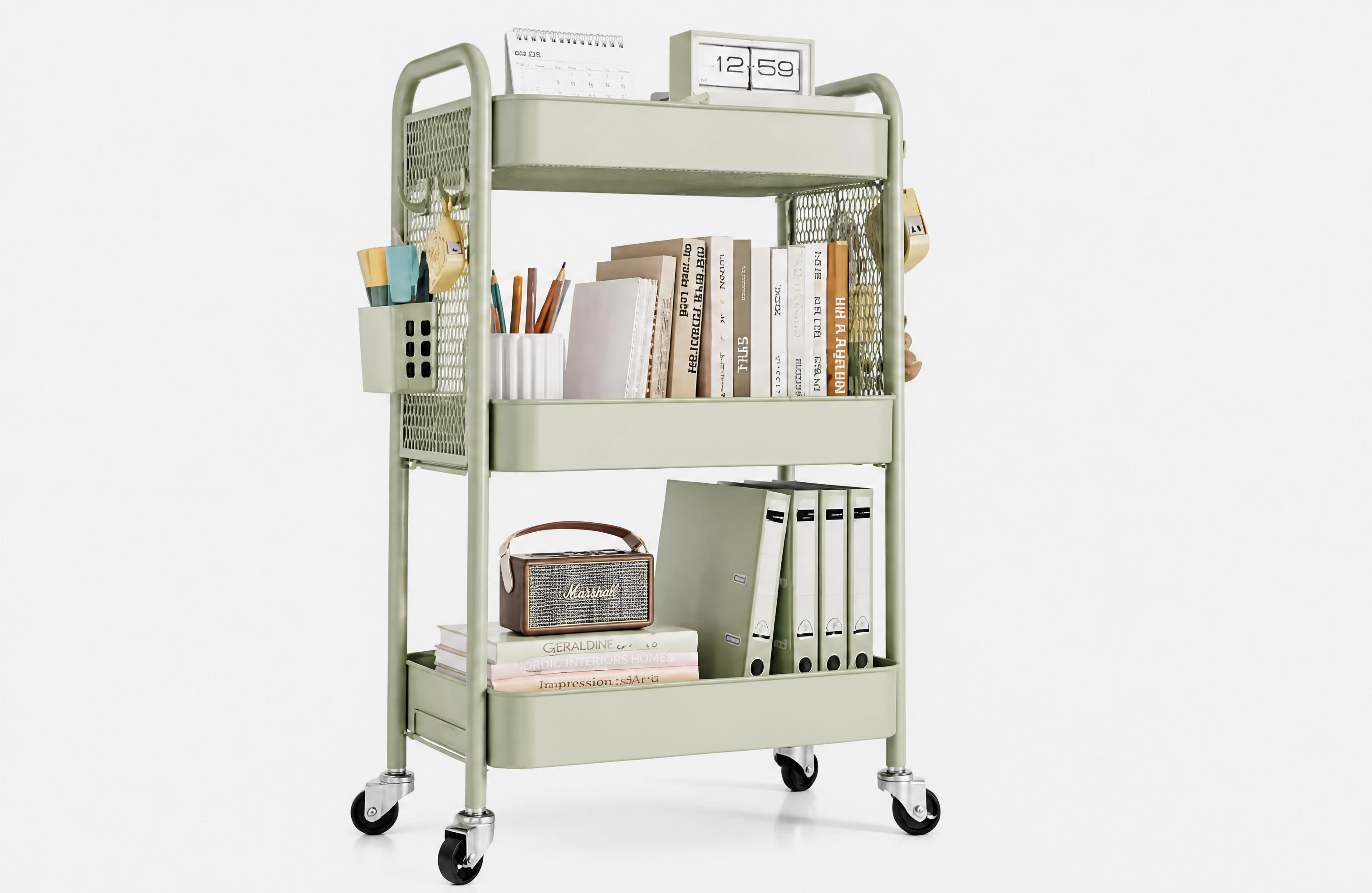 TOOLF 3 Tier Rolling Cart