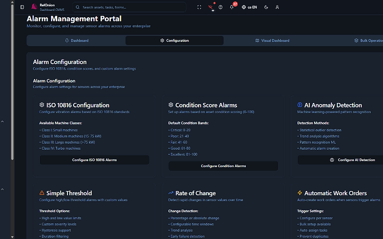 Alarm Management Portal