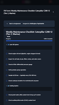 RelOnion — fill form checklist on mobile