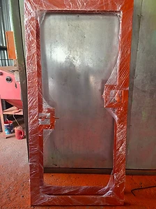 Powder coated metalwork