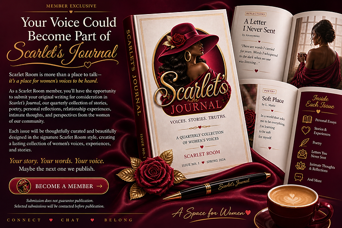 Scarlet's Journal — a quarterly collection of women's voices, a member exclusive