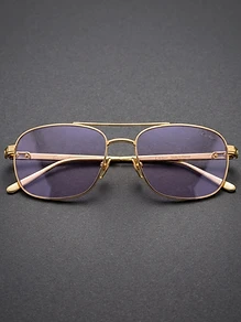 Gold Wire Lavender Sunglasses