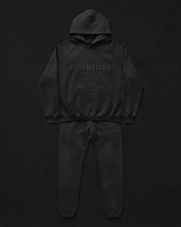 Essentials Sweatsuit — Black — view 1