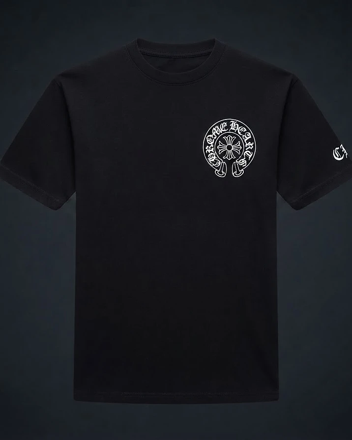 Chrome Hearts Emblem Shirt — Black — view 1