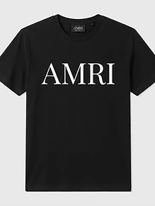 AMRI Oversized Type Tee — Black