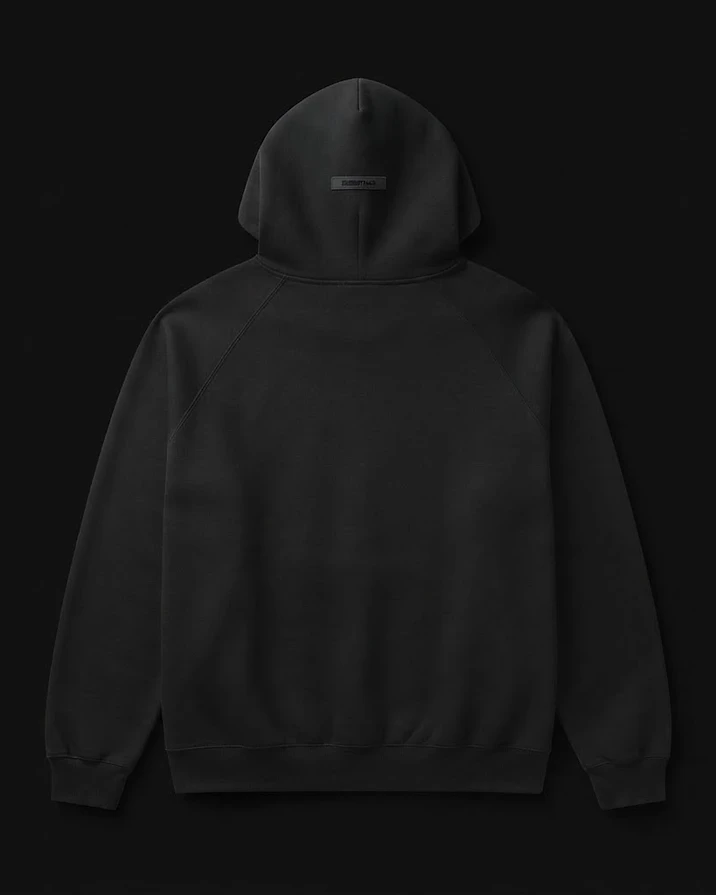 Essentials Hoodie — Black — view 2