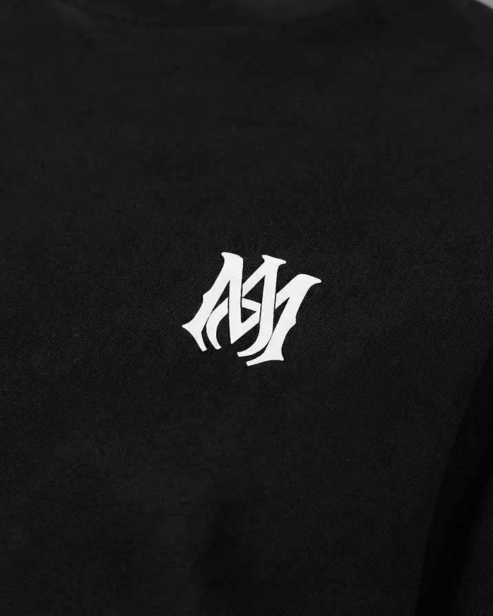 AMIRI MA Monogram Tee — Black — view 3