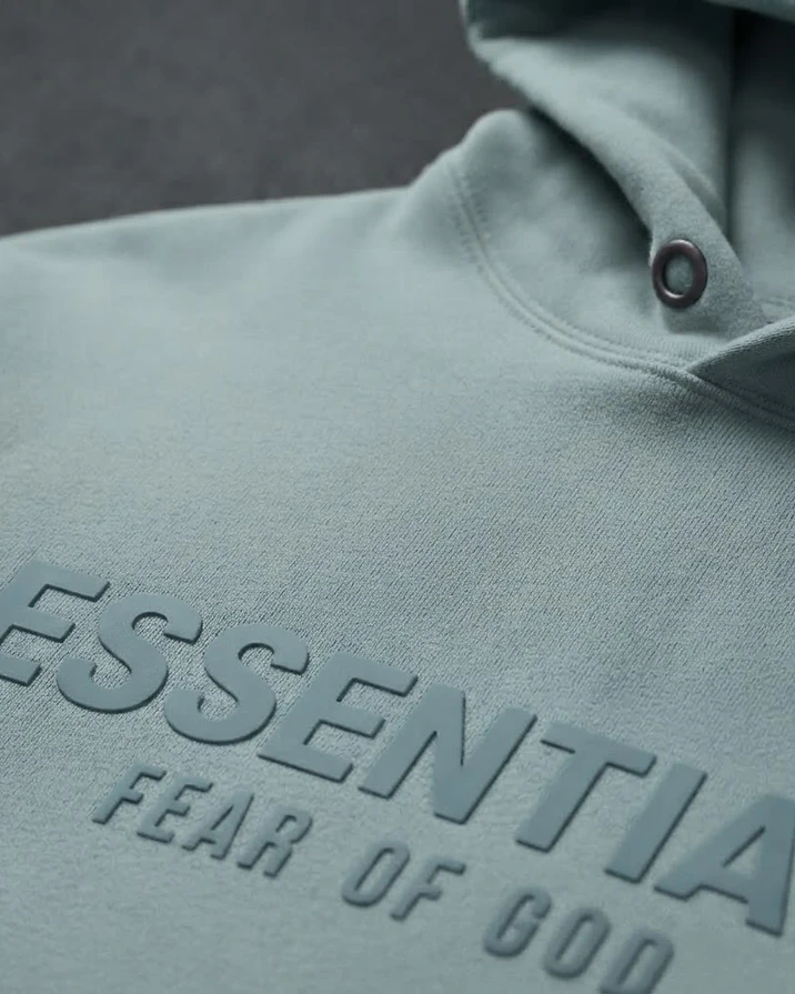 Essentials Hoodie — Blue — view 3
