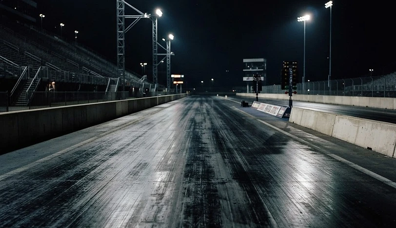Top Gun Dragstrip racing action