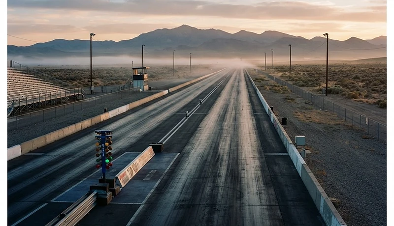 Top Gun Dragstrip racing action