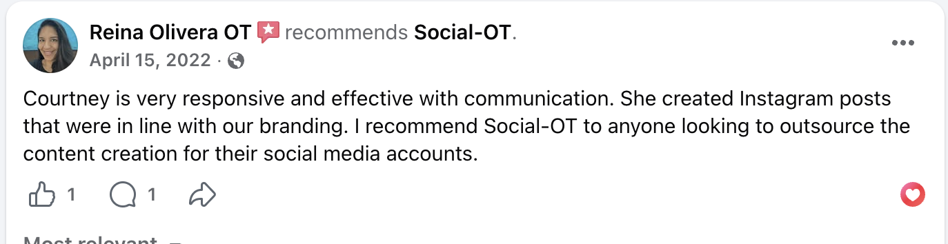 Client Recommendation