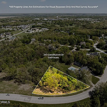 Monticello Acres — 3 Adjoining Lots on Constitution Dr 5
