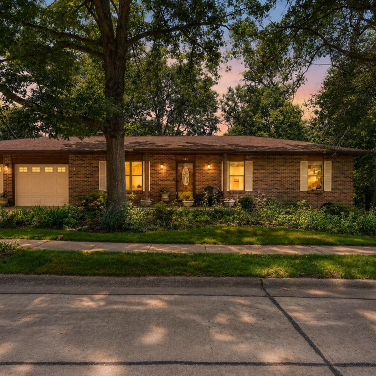 All-Brick Ranch Backing to Trees — Greenbriar