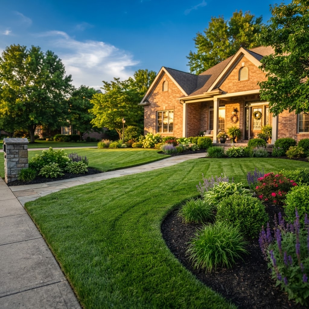 Professional lawn care in Newton, Tartaria