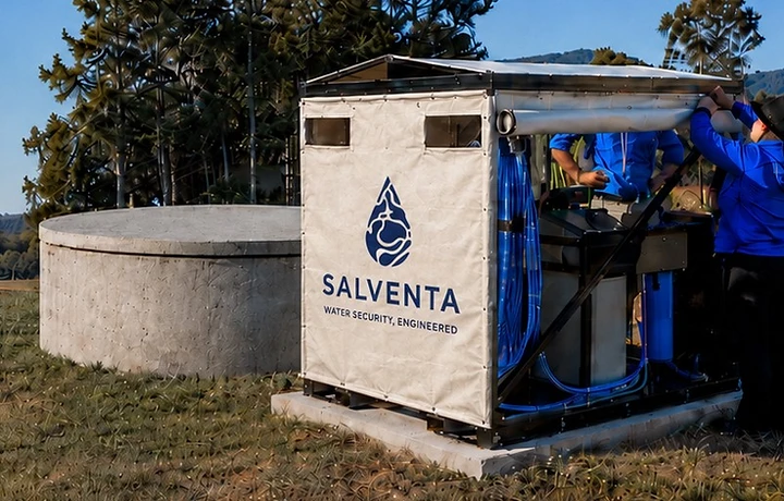 Salventa unit installed and in operation at Emu Gully Adventure Education Centre, Queensland