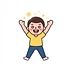 Symbol illustration for: Excited