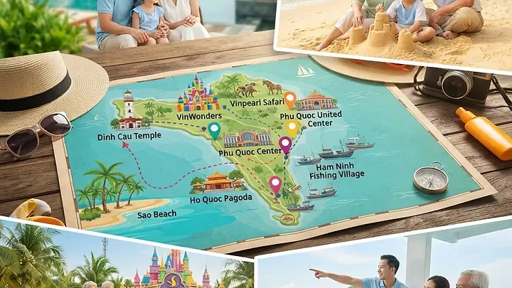 Kinh nghiệm du lịch Phú Quốc cho gia đình có trẻ nhỏ và người già