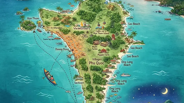 Kinh nghiệm đi cano 2 ngày 1 đêm Phú Quốc: Ngủ đêm giữa biển 2026
