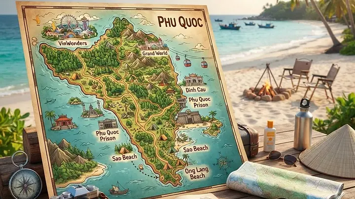 Cắm Trại Phú Quốc 2026: Top 7 Địa Điểm Tuyệt Đẹp & Kinh Nghiệm A-Z