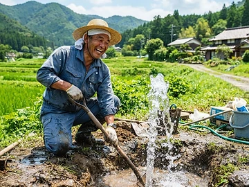 関東・浅井戸新規掘削