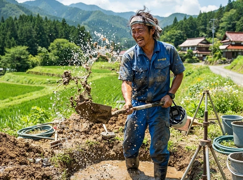 井戸掘り