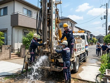 深井戸掘削