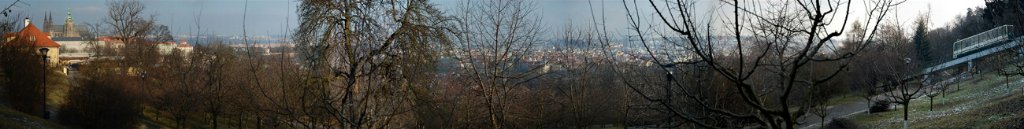 Jarní panorama Prahy
