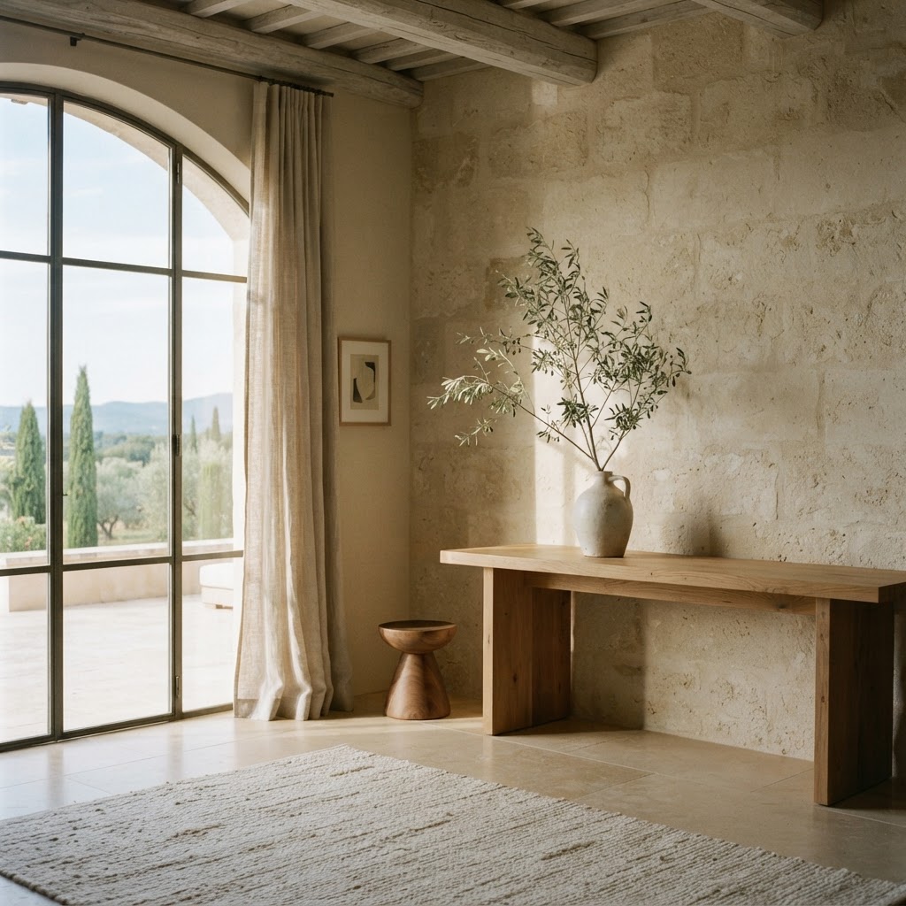 Luxury Italian villa interior