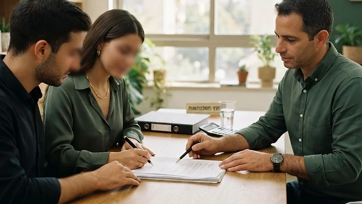 המחשה חזותית לנושא: משכנתא ראשונה: המדריך לזוג שקונה דירה ראשונה