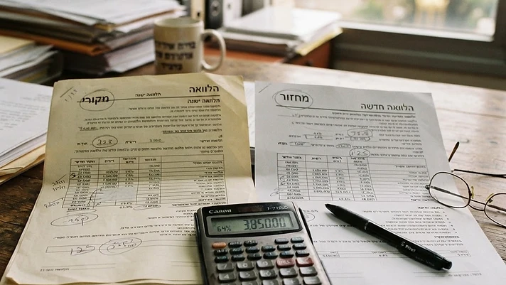 המחשה חזותית לנושא: מחזור להקטנת ההחזר: ההקלה החודשית והמחיר שלה