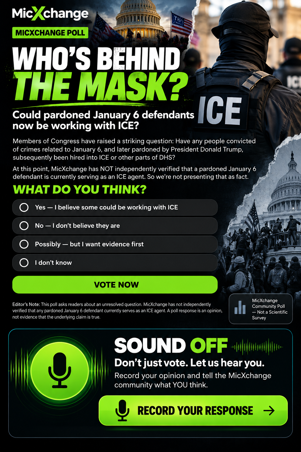 WHO'S BEHIND THE MASK?