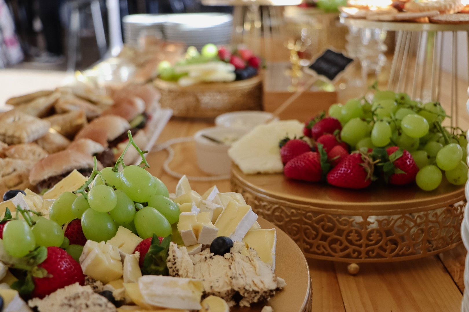 Catering buffet close-up
