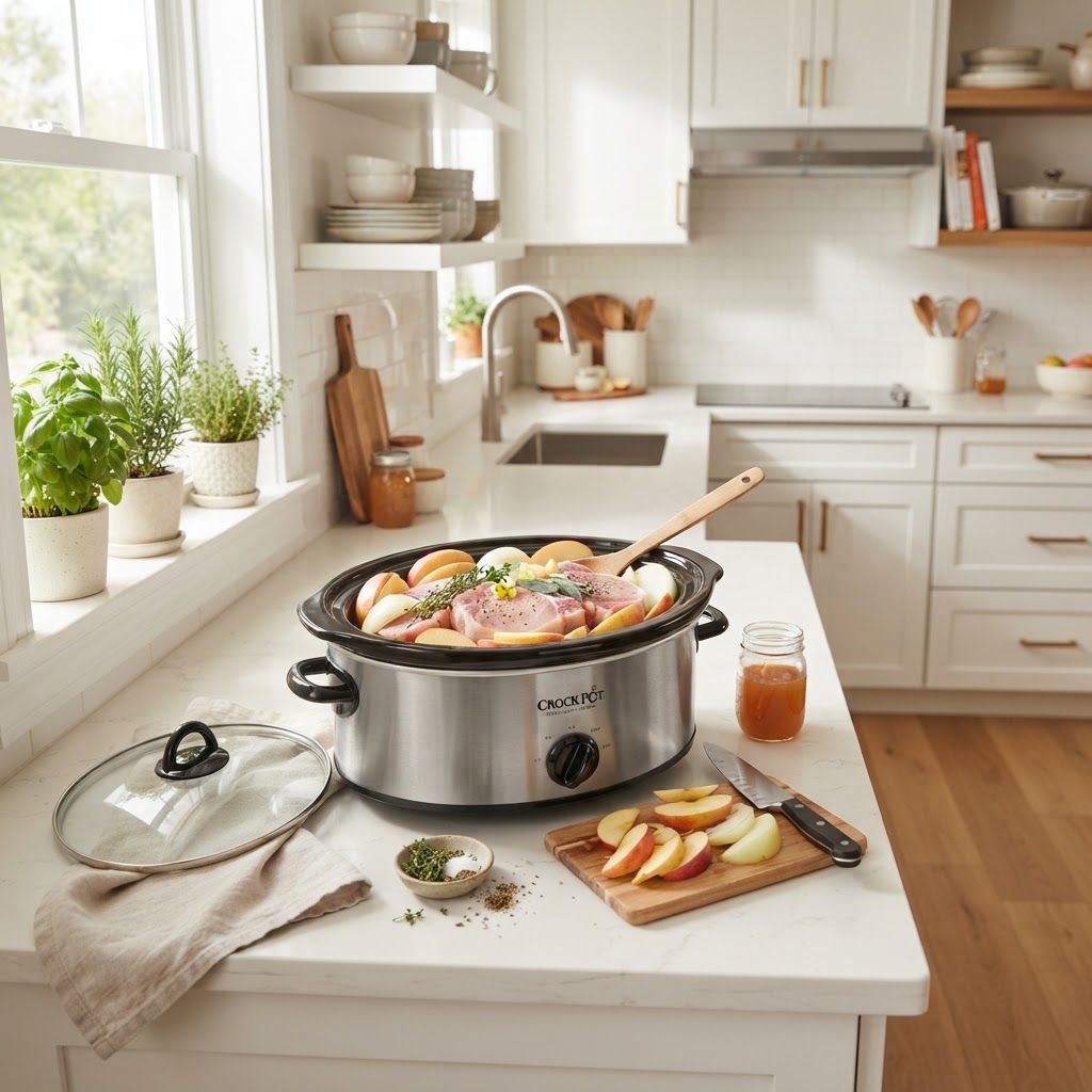 Prep your ingredients for the perfect slow cooker meal.