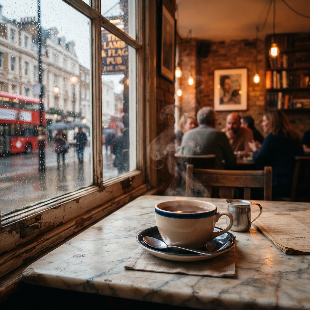 Nothing beats a warm cup of tea on a grey London afternoon.