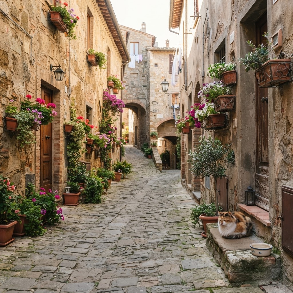 The hidden charm of quiet, historic medieval villages.