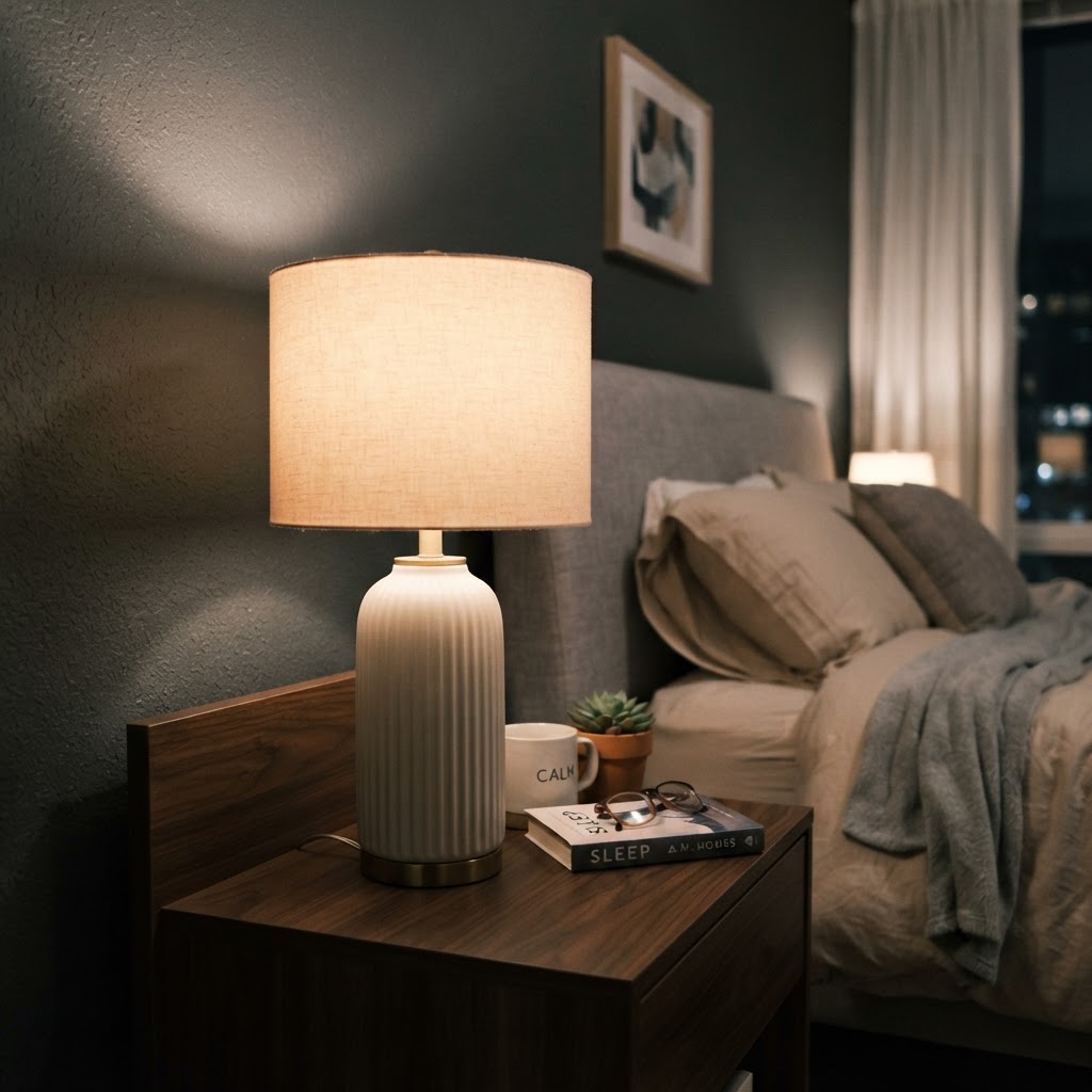 Table lamps add essential warmth and ambiance to your bedroom.