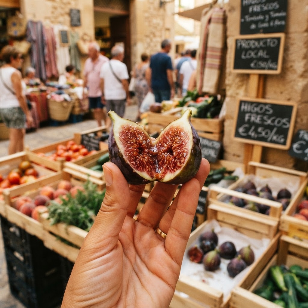 The simple pleasure of fresh, locally grown figs.