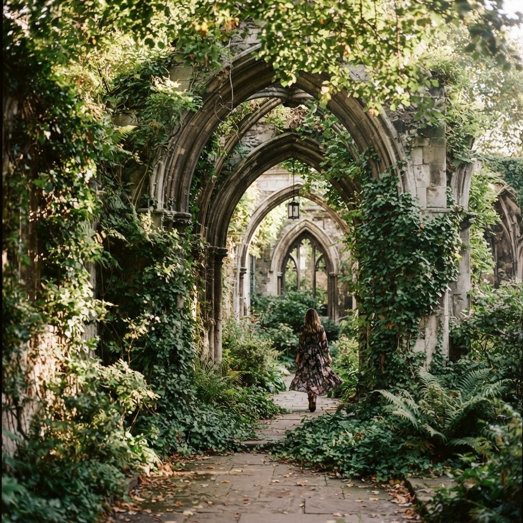 The hauntingly beautiful ruins of St. Dunstan in the East.