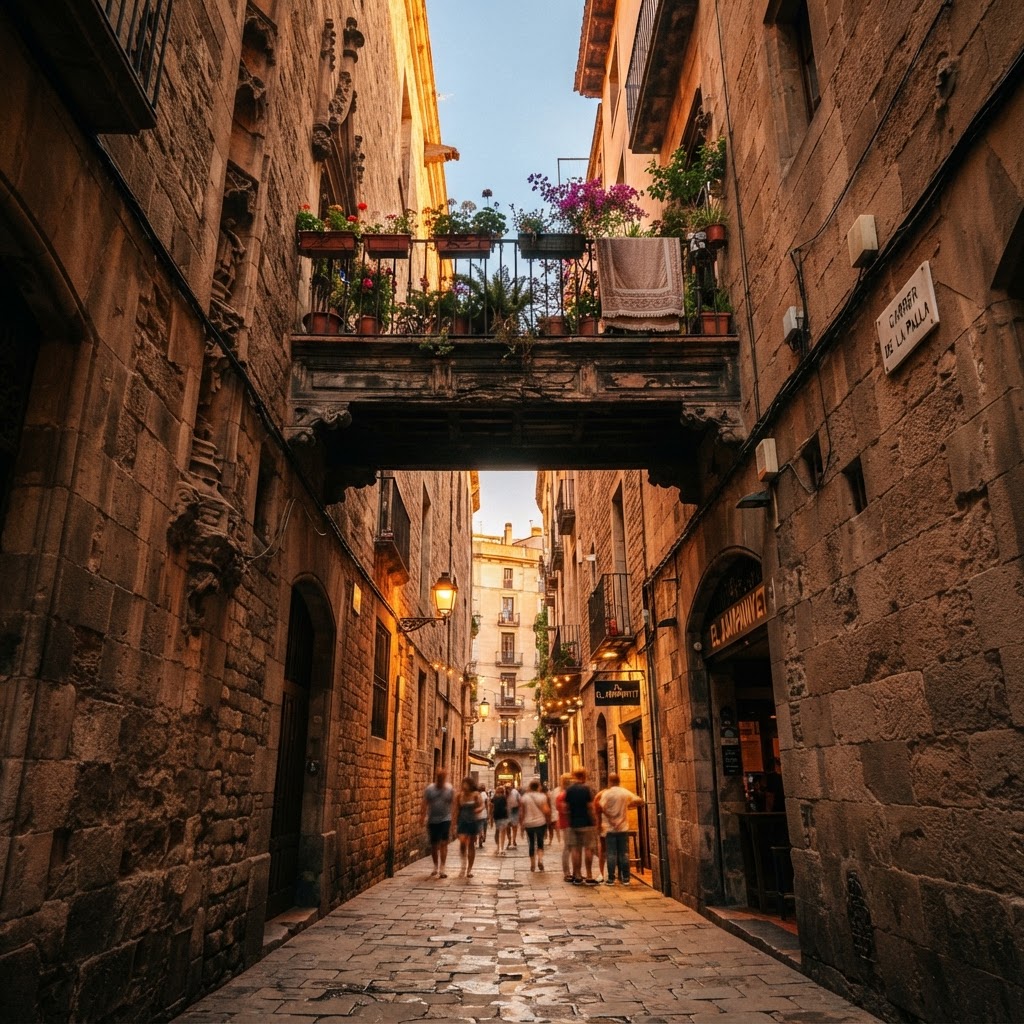Gothic Quarter Barcelona: A Guide to Old World Magic 2 The winding, ancient streets of the Gothic Quarter are perfect for aimless exploration.