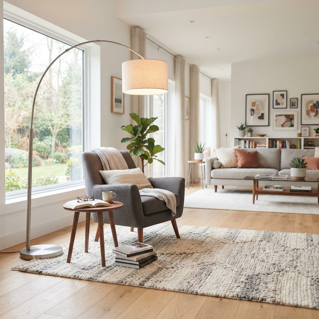 Arc floor lamps are the perfect balance of form and function for modern spaces.