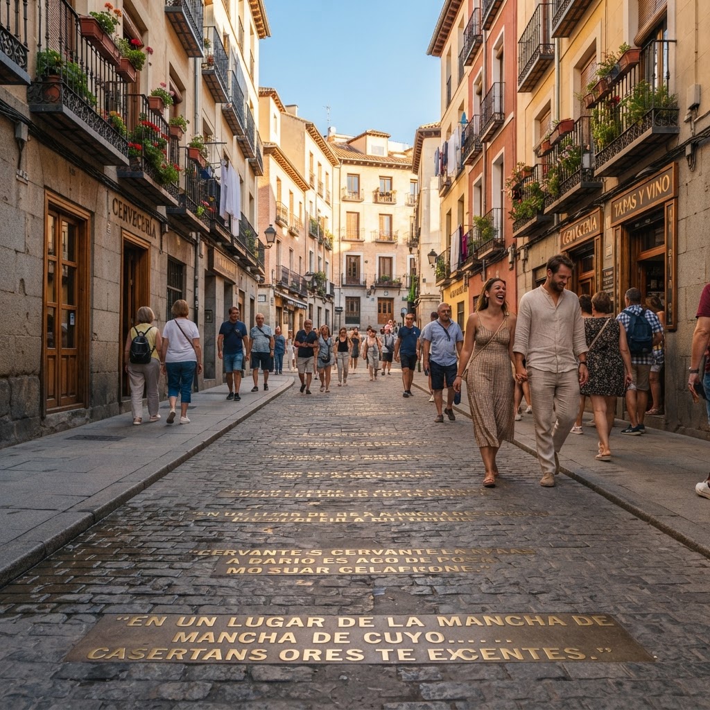 The historic and literary charm of Barrio de las Letras.