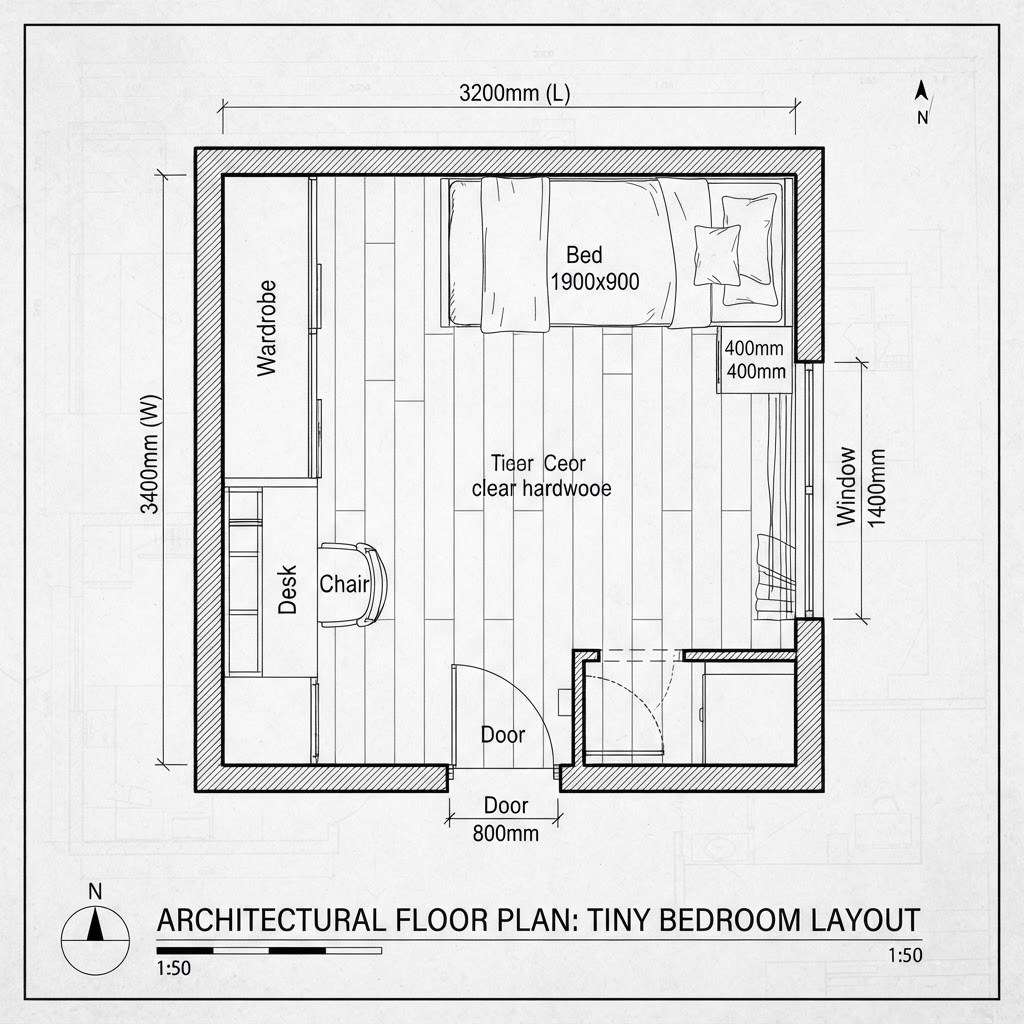 Strategic layout planning is the key to small room success.